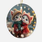 🎄Tom & Luna’s Adventures – 2025 クリスマスエディション セラミックオーナメント (左)