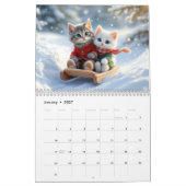 Tom & Luna’s Adventures™ – 2026年 かわいい四季のカレンダー カレンダー (1月 2027)