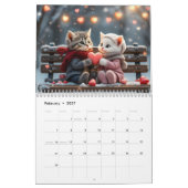 Tom & Luna’s Adventures™ – 2026年 かわいい四季のカレンダー カレンダー (2月 2027)