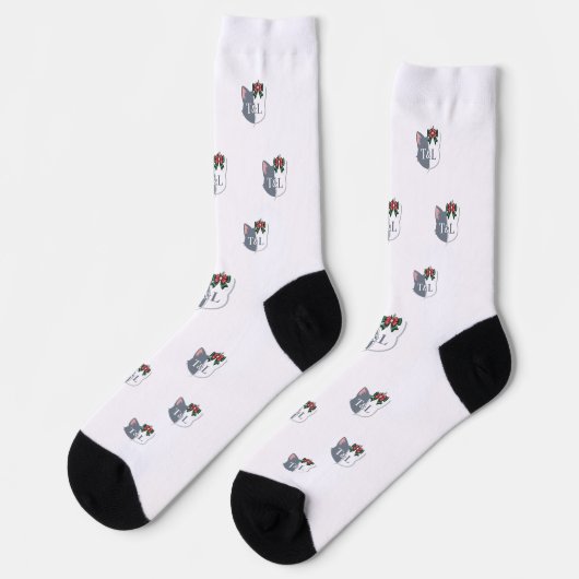 Tom & Luna’s Adventures™ Christmas Logo Crew Socks ソックス (左)