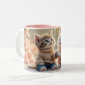Tom & Luna’s Adventures – Cozy Companions Mug ツートーンマグカップ (正面左)