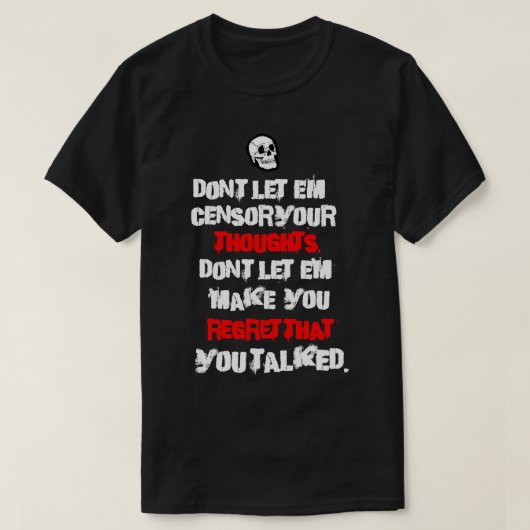 Tom Macdonald - Political Incorrect lyrics art C Tシャツ (デザイン正面)
