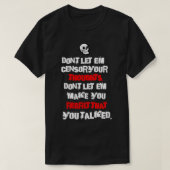 Tom Macdonald - Political Incorrect lyrics art C Tシャツ (デザイン正面)