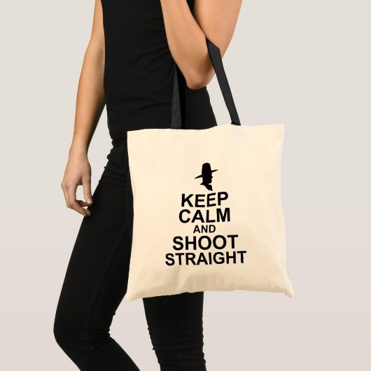 Tom Mix Keep Calm and Shoot Straight トートバッグ (正面(商品))