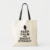 Tom Mix Keep Calm and Shoot Straight トートバッグ (正面)
