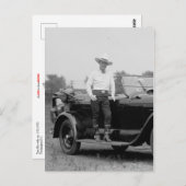 Tom Mix With Car, 5/21/1925#Tom Mix With Car# ポストカード (正面/裏面)