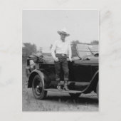 Tom Mix With Car, 5/21/1925#Tom Mix With Car# ポストカード (正面)
