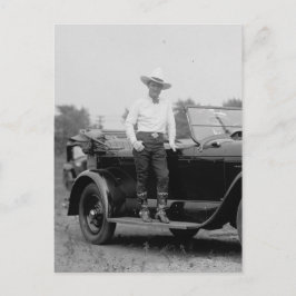 Tom Mix With Car, 5/21/1925#Tom Mix With Car# ポストカード