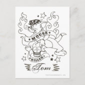 Tom Mouse Killer Tattoo 1 ポストカード (正面)