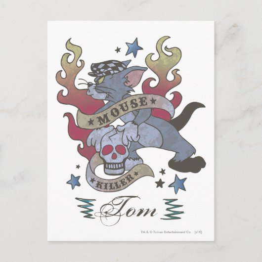 Tom Mouse Killer Tattoo 2 ポストカード (正面)