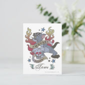 Tom Mouse Killer Tattoo 2 ポストカード (スタンド正面)