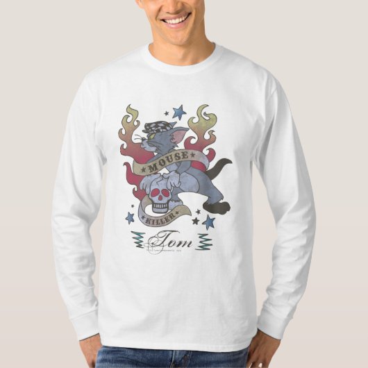 Tom Mouse Killer Tattoo 2 Tシャツ (正面)