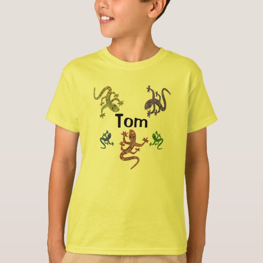 Tom Salamander T-Shirt -両面デザイン Tシャツ (正面)