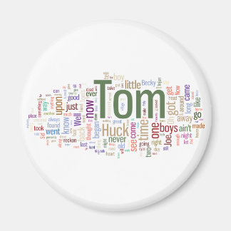 Tom Sawyer Word Cloud マグネット