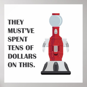 Tom Servo Bot about Town ポスター