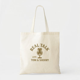 Tom & SherryのReal Talkポッドキャストトートバッグ トートバッグ
