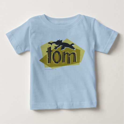 Tom Silhouette Logo ベビーTシャツ (正面)