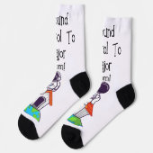 Tom Socksへのグラウンドコ専攻のントコントロール ソックス (左)