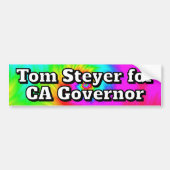 Tom Steyer カリフォルニア州知事候補 バンパーステッカー (正面)