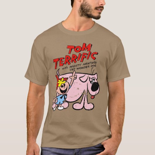 tom terrific retro tシャツ (正面)