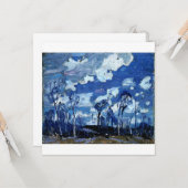 Tom Thomson – ノクターン, The樺の木 カード (正面/裏面インサイチュ)