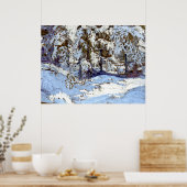 Tom Thomson – 秋の初雪 ポスター (キッチン)