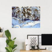 Tom Thomson – 秋の初雪 ポスター (ホームオフィス)