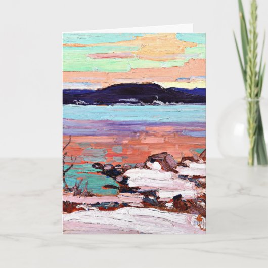 Tom Thomson – 雪のある風景 カード (正面)