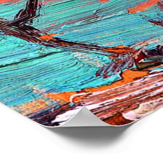 Tom Thomson – 雪のある風景 ポスター (角)