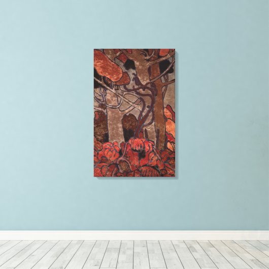 Tom Thomson - FOREST UNDERGROWTH I 1916 キャンバスプリント (インサイチュ (ウッドフロア))