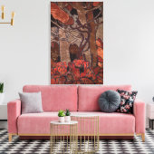 Tom Thomson - FOREST UNDERGROWTH I 1916 キャンバスプリント (インサイチュ (リビング))