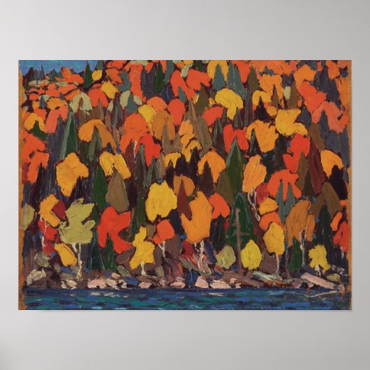 Tom Thomson Painting Ontario Landscape Poster ポスター (正面)