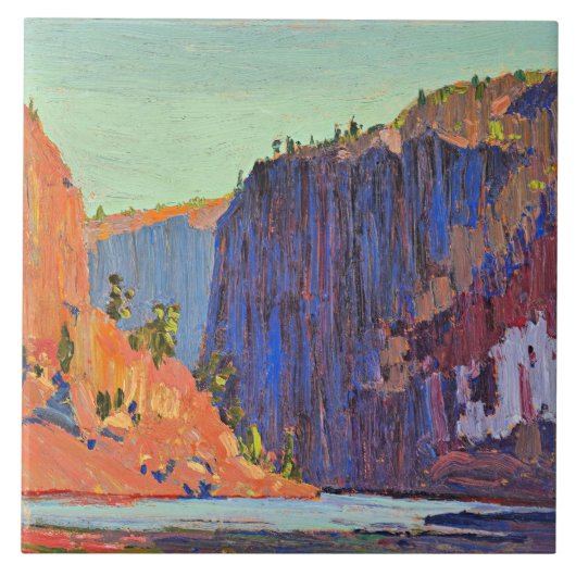 Tom Thomson — Petawawa Gorges タイル (正面)