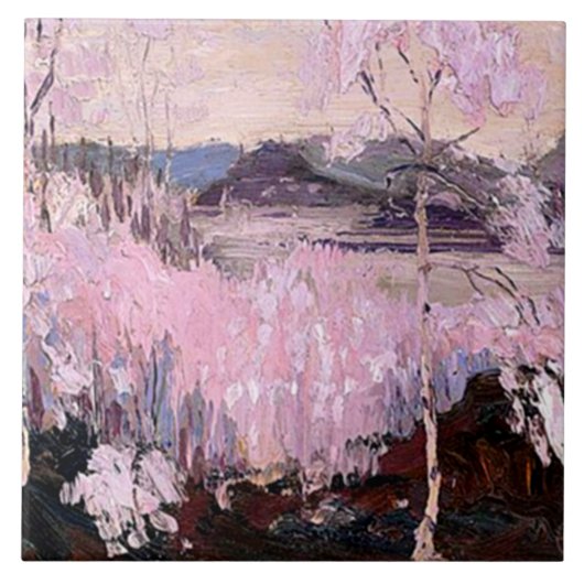 Tom Thomson - Sleet Storm, タイル (正面)