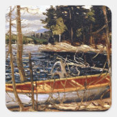 Tom Thomson - The Canoe スクエアシール (正面)