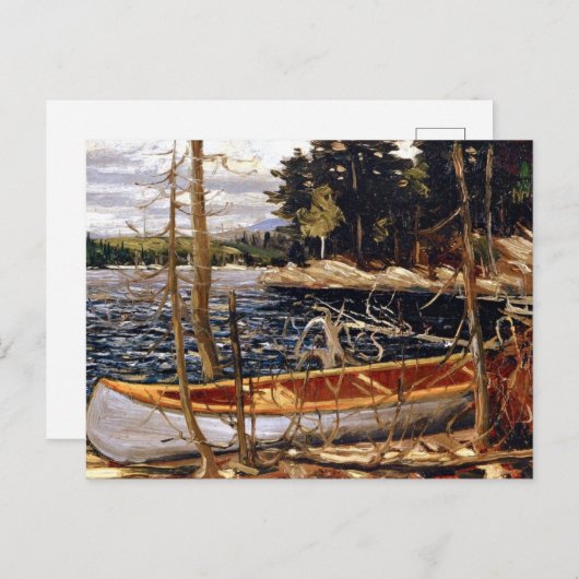 Tom Thomson - The Canoe ポストカード (正面/裏面)