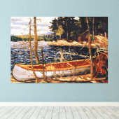 Tom Thomson - The Canoe Canvas Print キャンバスプリント (インサイチュ (ウッドフロア))