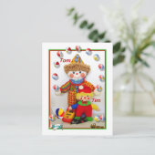 TOM & TIM "Get well"ポストカード ポストカード (スタンド正面)