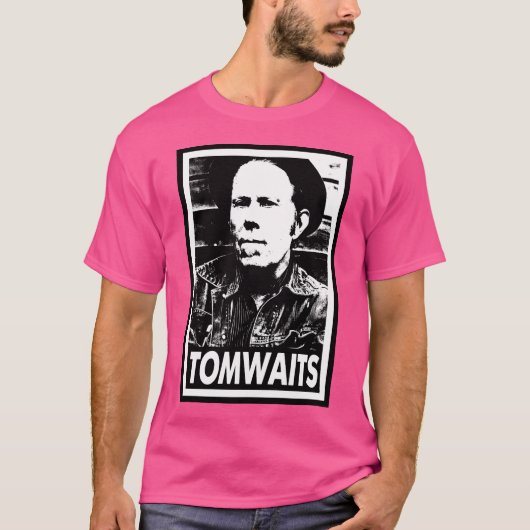Tom Waits -レトロ Tシャツ (正面)