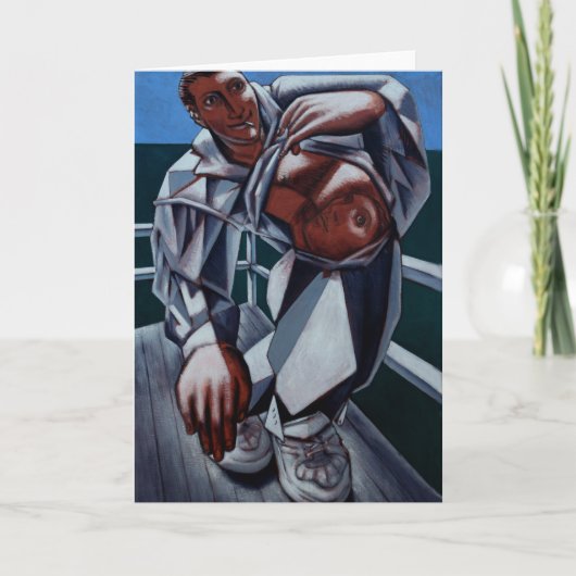 Tom X "ビーチBums"ノートカード ノートカード (正面)