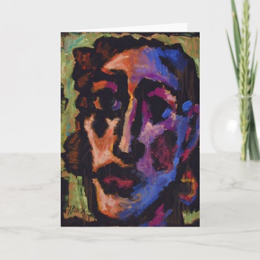 Tom X "Close up"ノートカード ノートカード (正面)