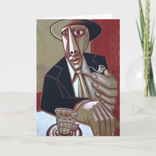 Tom X "The Pipe Smoker"ノートカード ノートカード (正面)