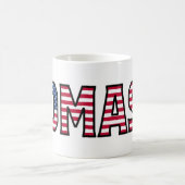 Tomasz Name Vorname USA styled Tasse Kaffeetasse コーヒーマグカップ (中央)
