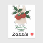 Tomato Apron Sticker — Made For You  シール (シート)