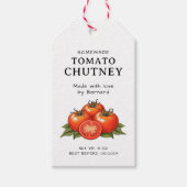 Tomato chutney label ギフトタグ (正面)