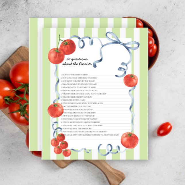 Tomato - games - 20 questions about the parents (クリエイターアップロード済み)