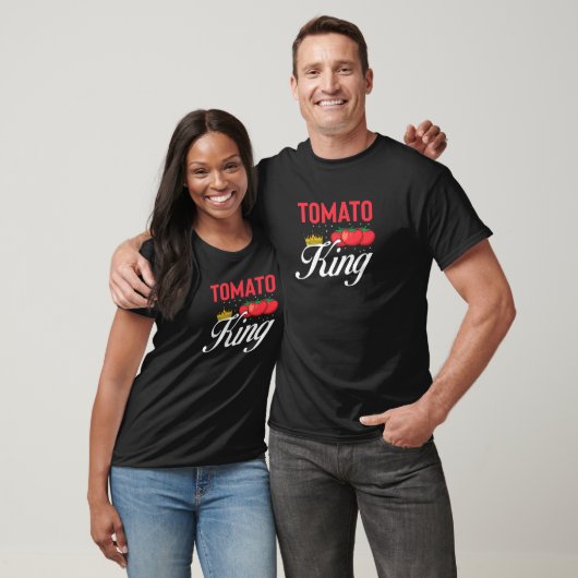 Tomato King Funny Vegan Tomatoes Lover Tシャツ (ユニセックス)