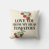 Tomato Love Note Farm-to-Table Fresh クッション (正面)