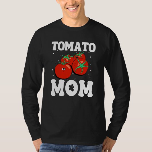 Tomato Mom Fruit Vegetable Mothers' Day Gardener Tシャツ (正面)