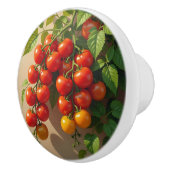 Tomato Plant Gardening Themed Summer Vibes セラミックノブ (右)